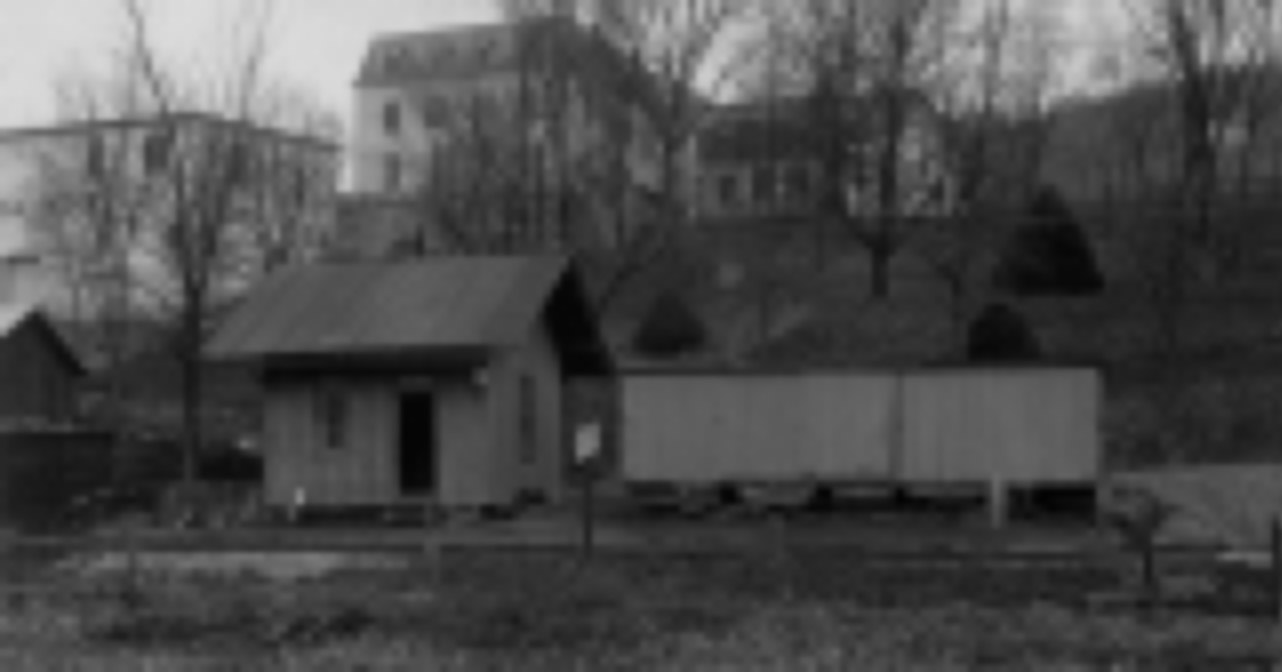 Bath & Hammondsport Station in Rheims, NY — by J.E. Bailey — Photographer, Erie Railroad — circa 1900-1909